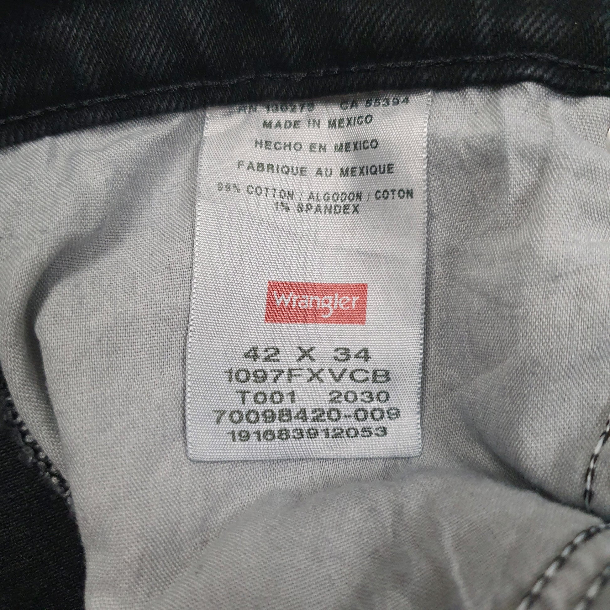 Mens Black Wrangler   Jeans