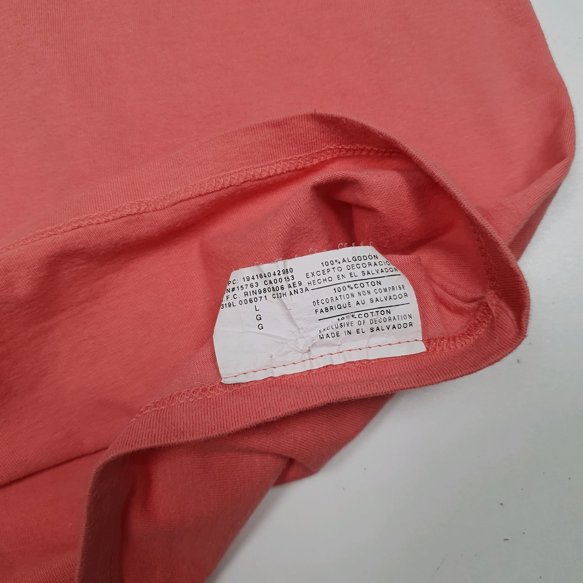 Mens Pink Champion   T Shirt