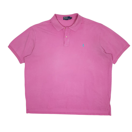Mens Pink Polo Ralph Lauren  Short Sleeve Polo Shirt