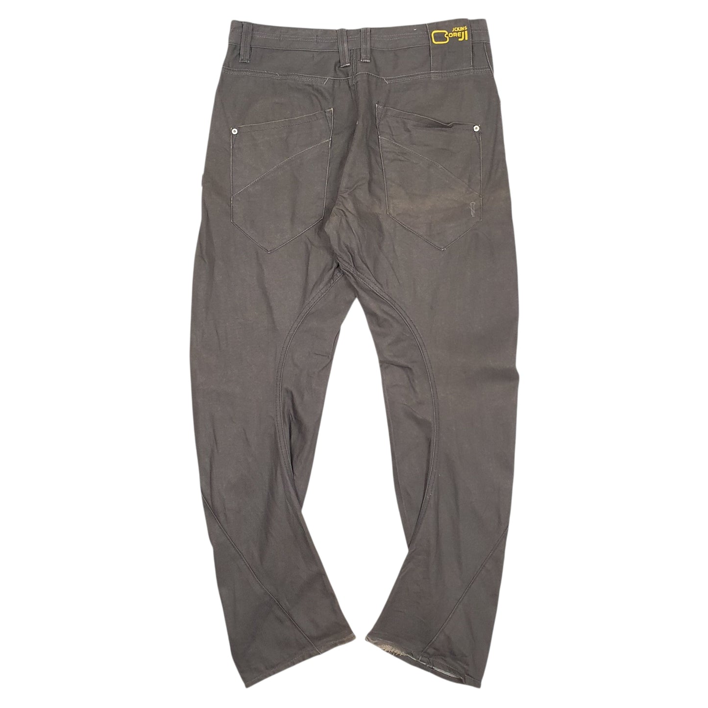 Mens Grey Jack & Jones Dale Feng Twist  Trousers