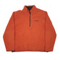 Mens Orange Timberland  Quarter Zip Jumper