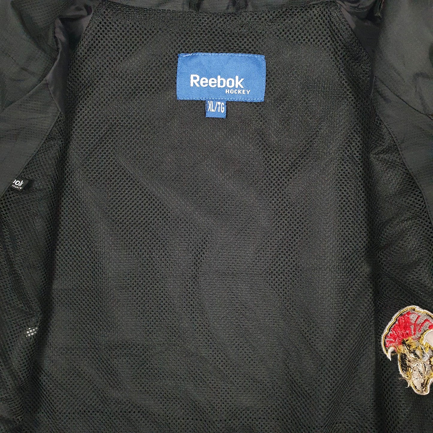 Mens Black Reebok Hockey Binghampton Senators  Coat