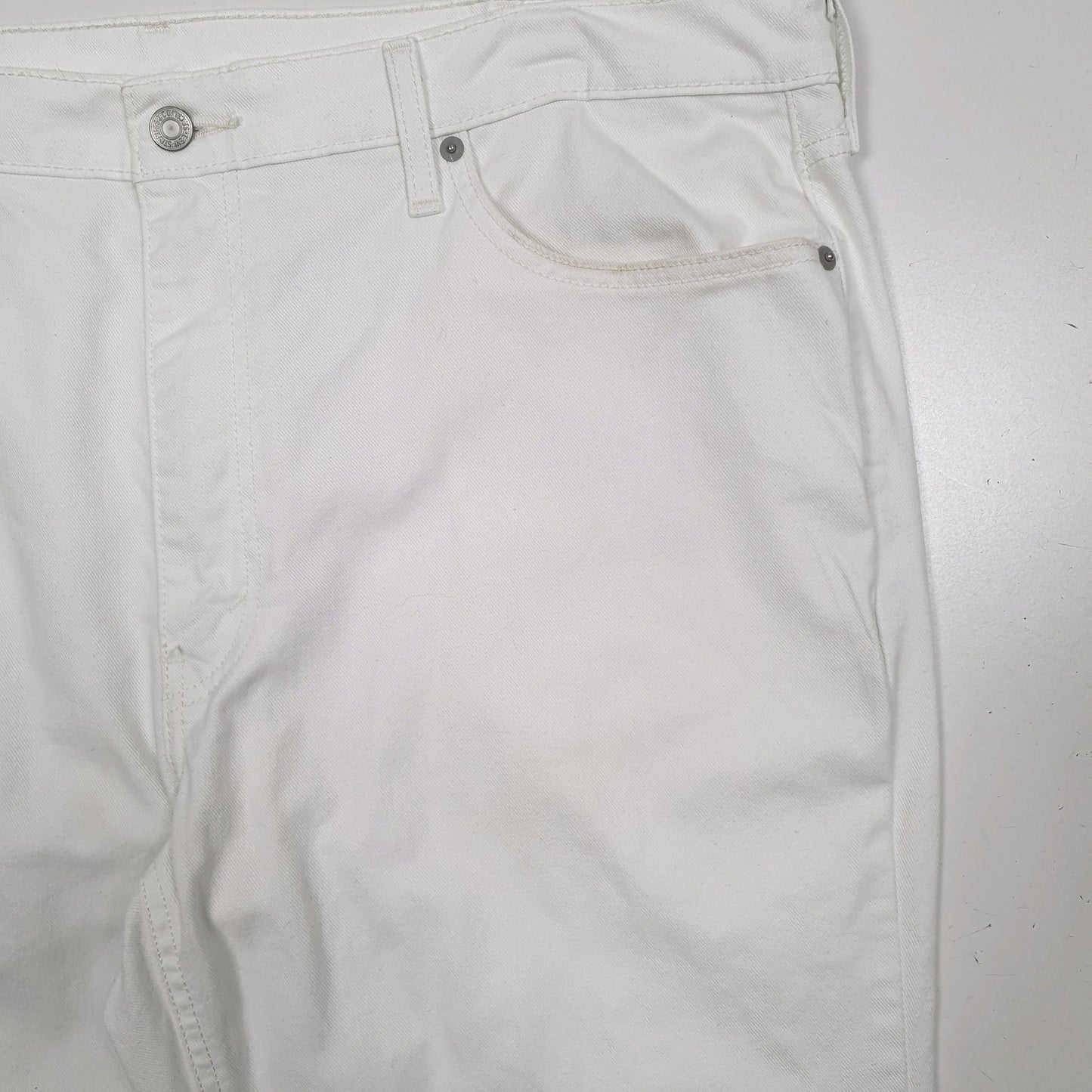 Mens White Levis   Jeans