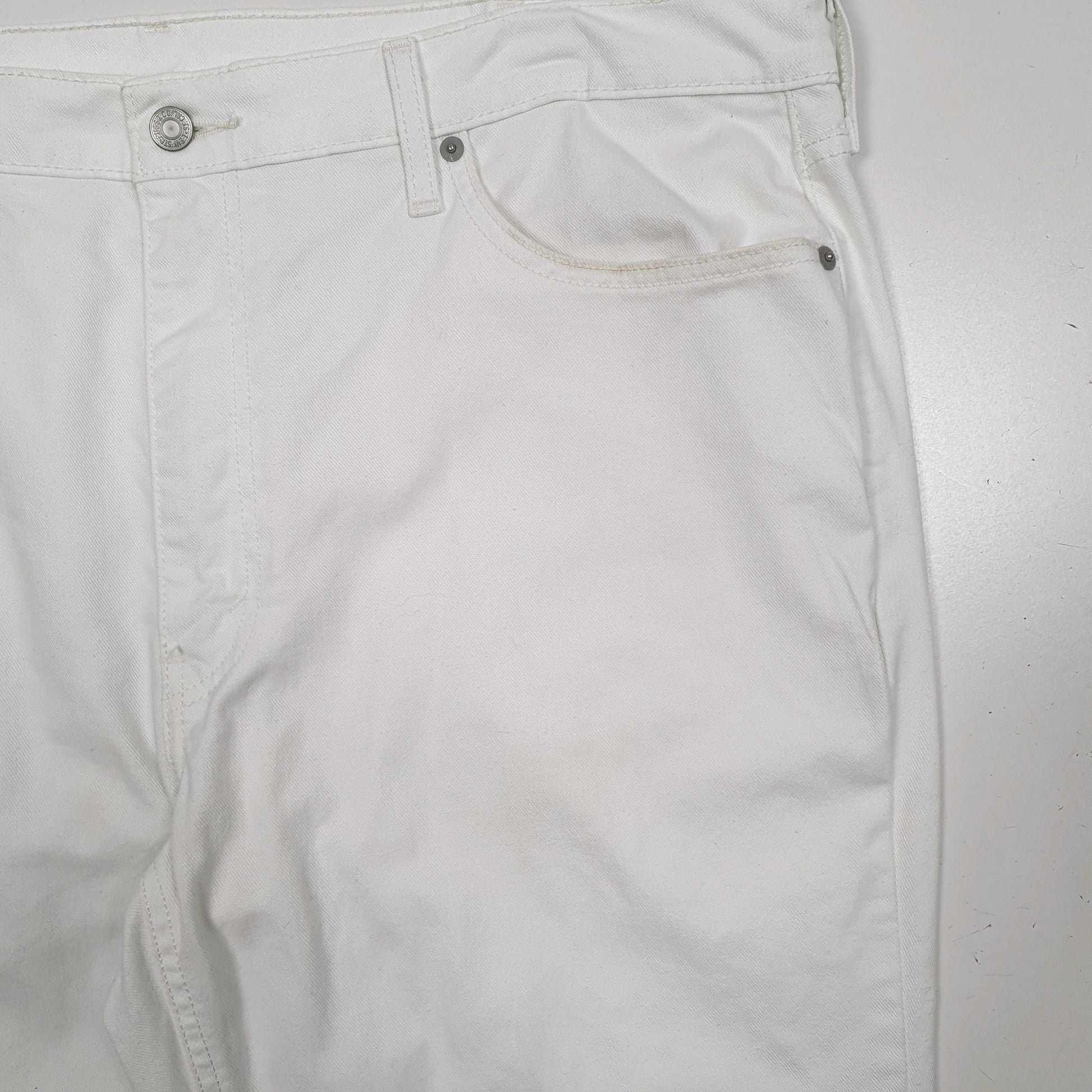 Mens White Levis   Jeans