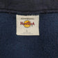 Mens Navy Hard Rock Cafe Vintage 90s Quarter Zip Jumper