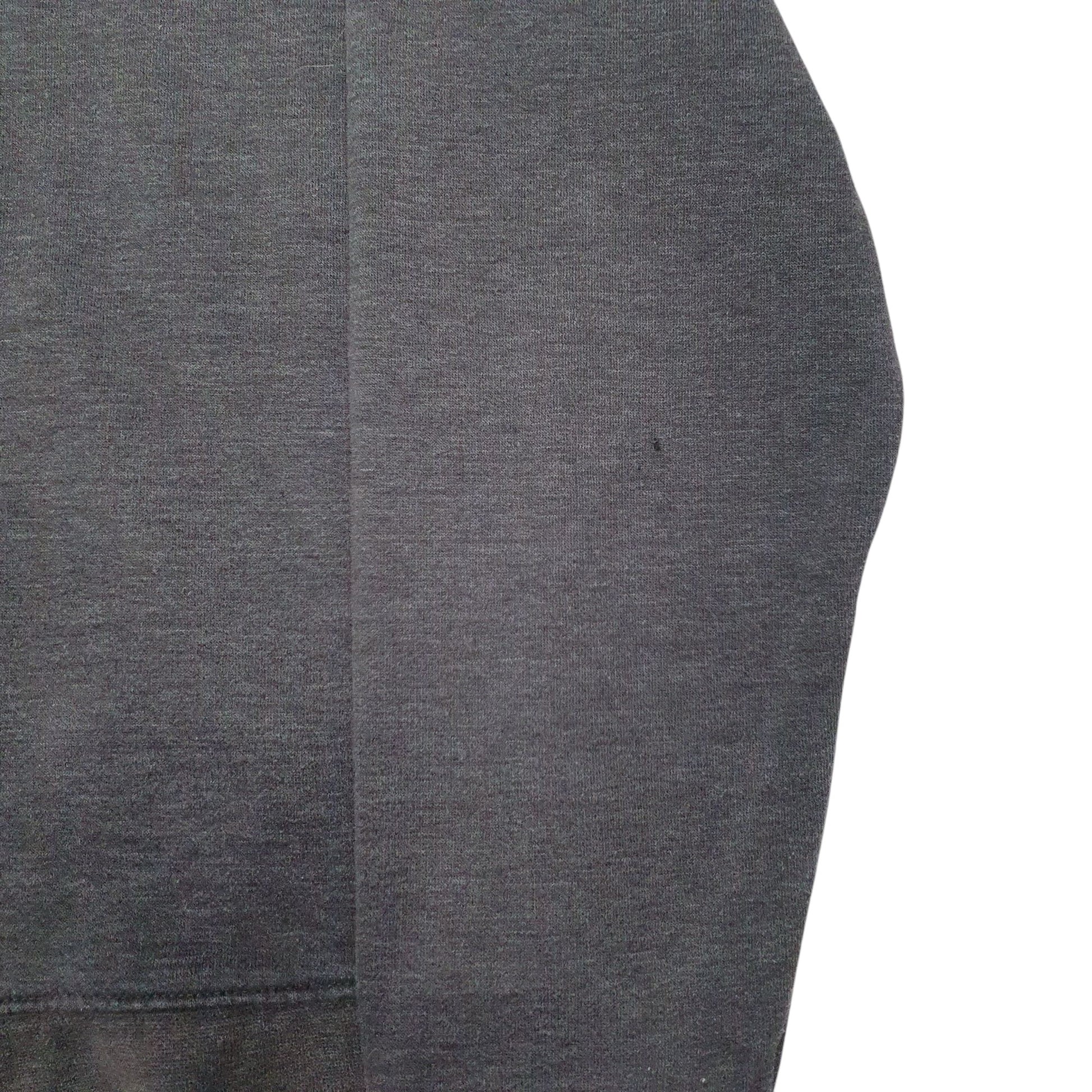Mens Grey Fila Spellout Hoodie Jumper