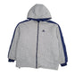 Mens Navy Adidas Vintage 90s Reversible Hoodie  Coat