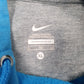 Mens Blue Nike Spellout Hoodie Jumper