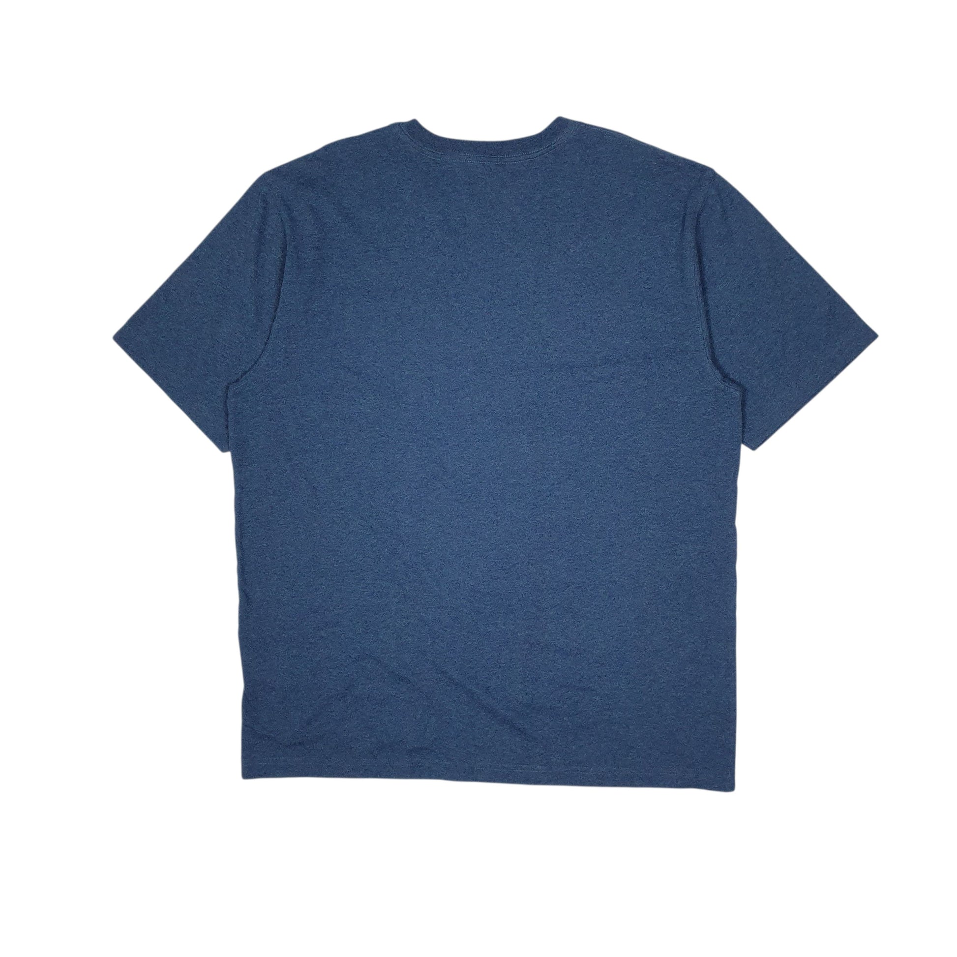Mens Blue Carhartt   T Shirt
