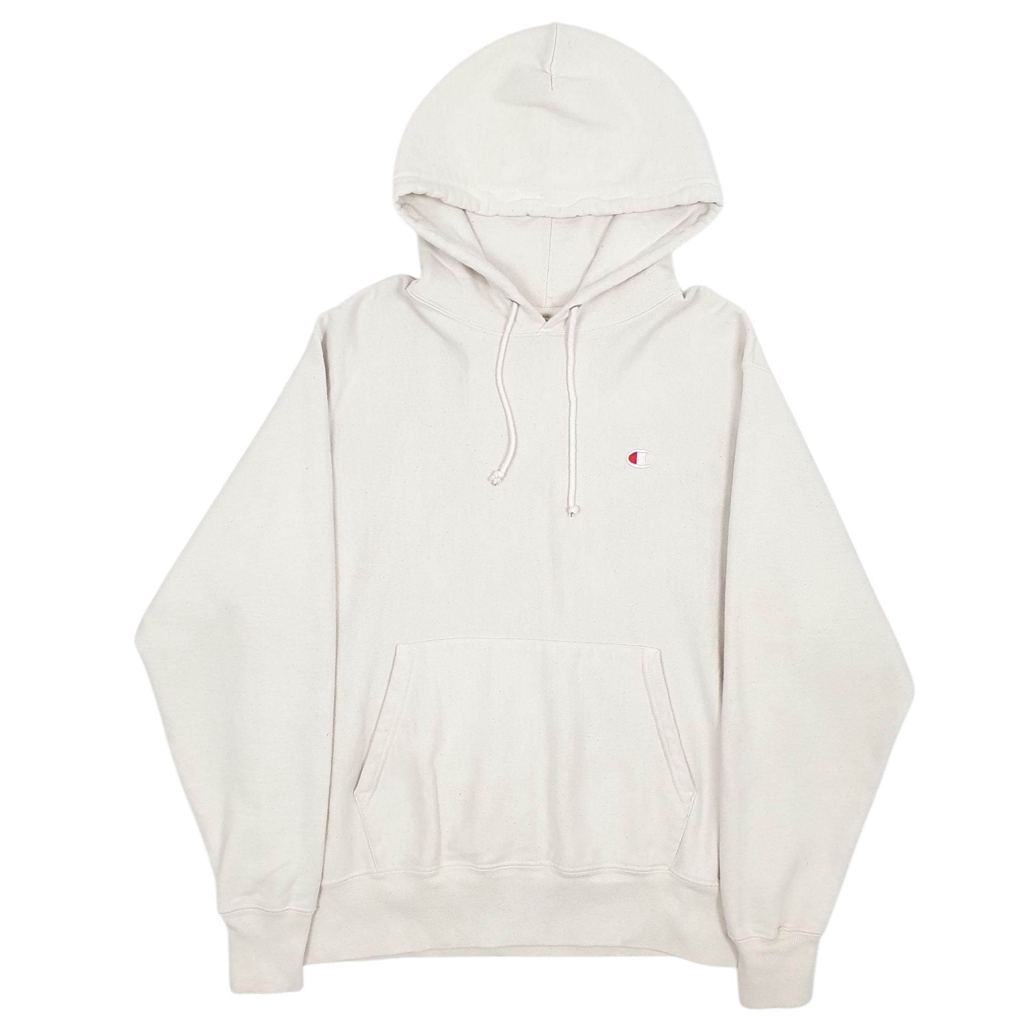 White Champion Reverse Weave Cream Vintage Champion Sweatshirt