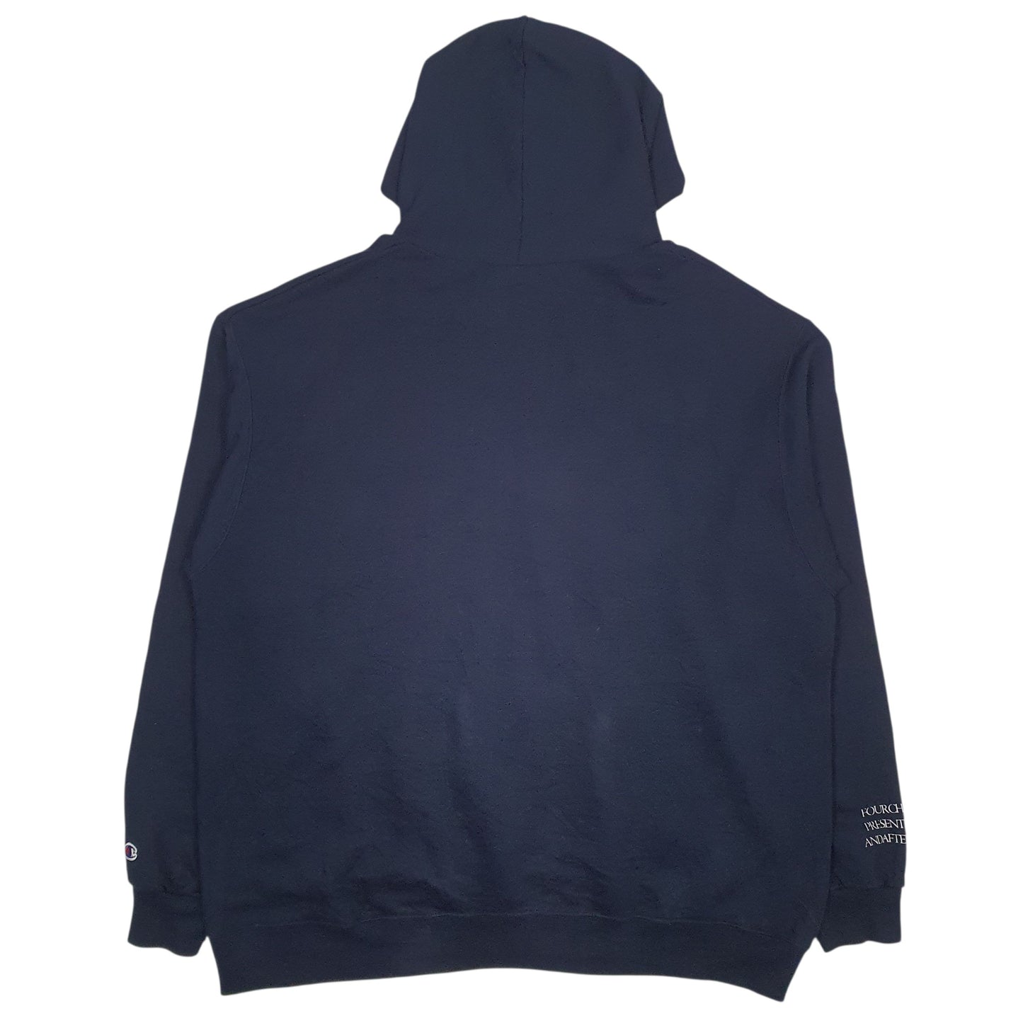 Mens Navy Champion  Hoodie Jumper