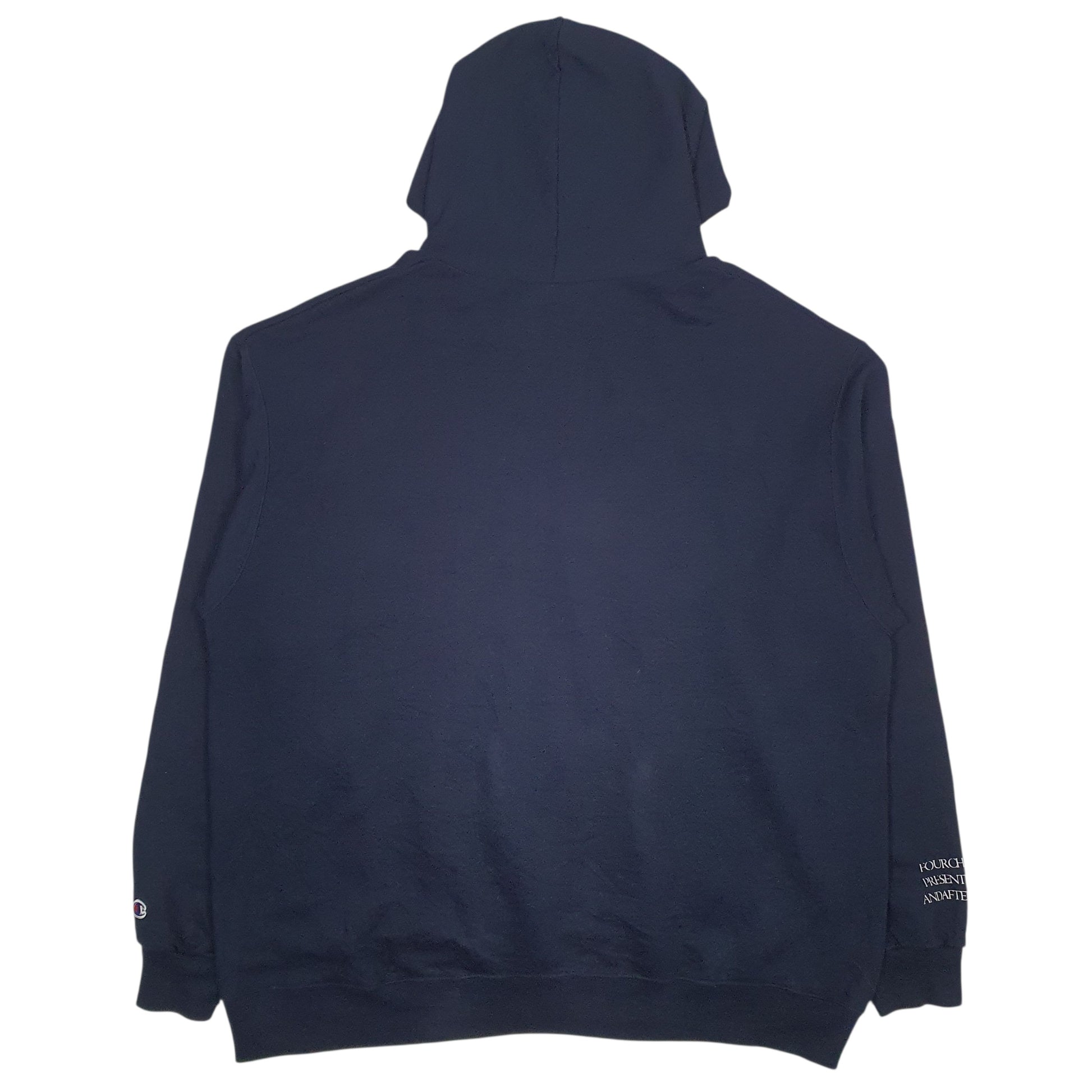 Mens Navy Champion  Hoodie Jumper