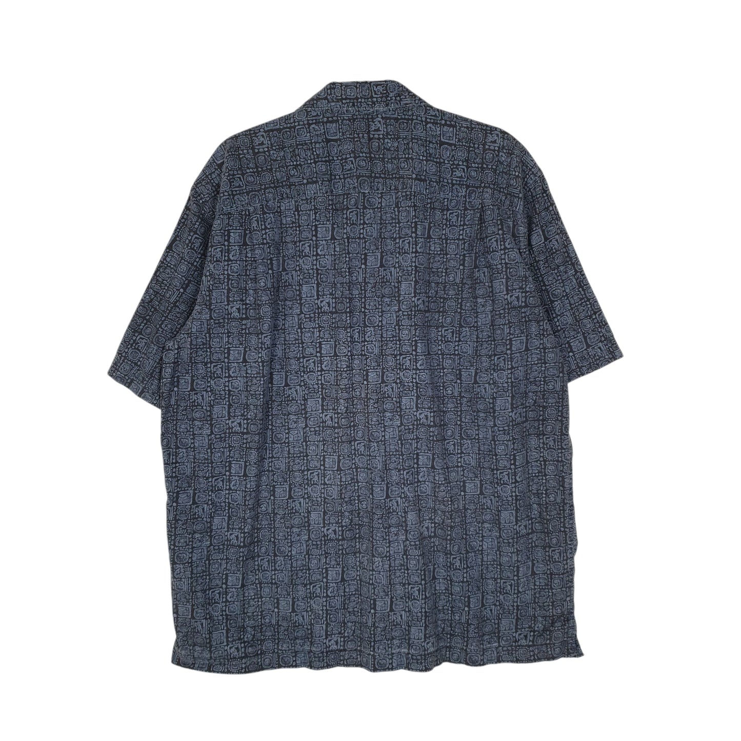 Mens Navy L.L.Bean Paisley  Shirt