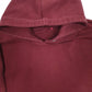 Mens Burgundy Route One  Hoodie Jumper
