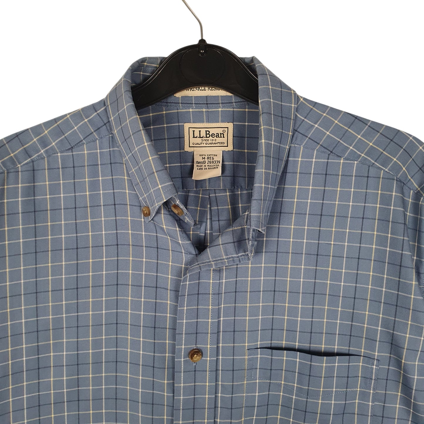 Mens Blue L.L.Bean   Shirt