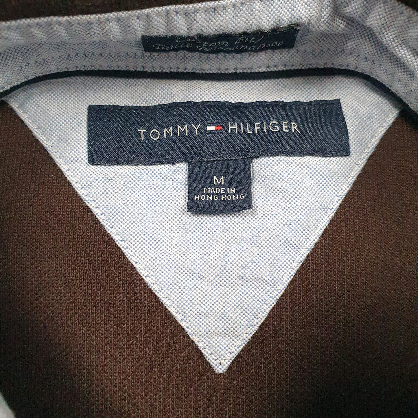 Mens Brown Tommy Hilfiger   Polo Shirt