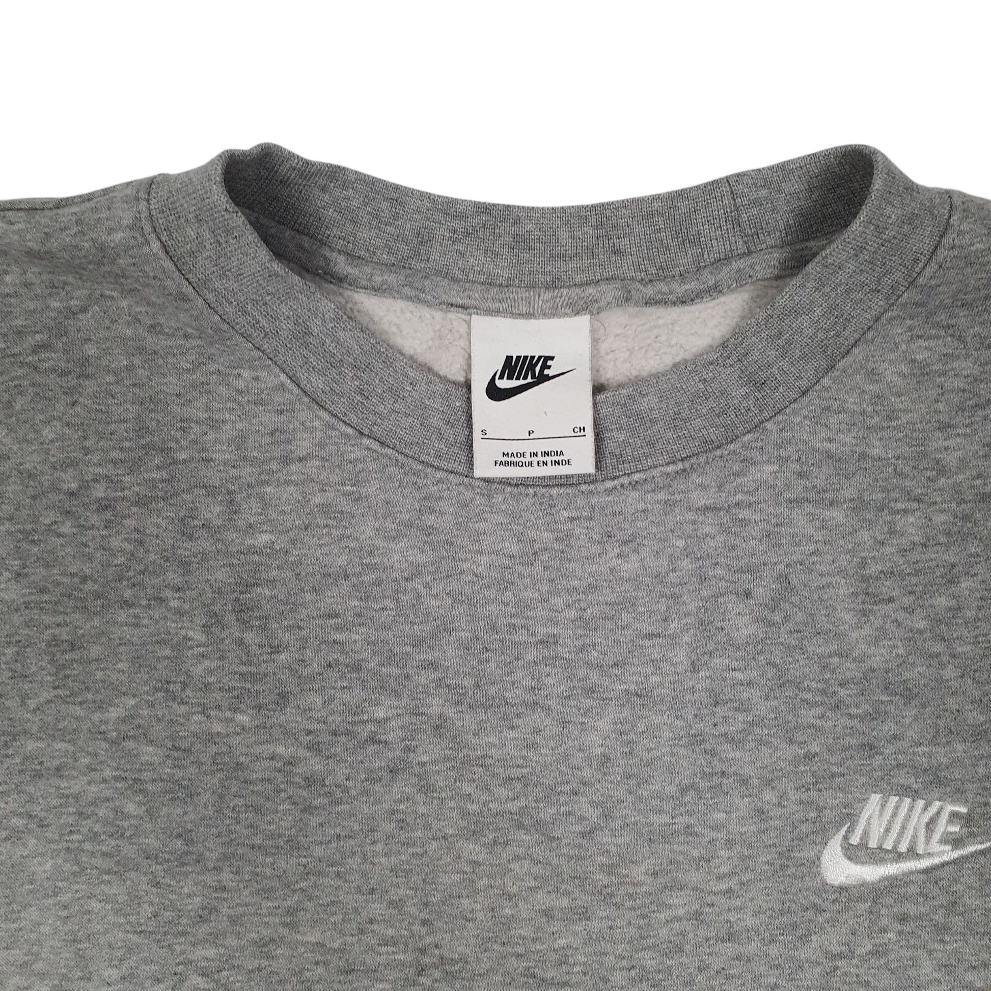 Mens Grey Nike  Crewneck Jumper