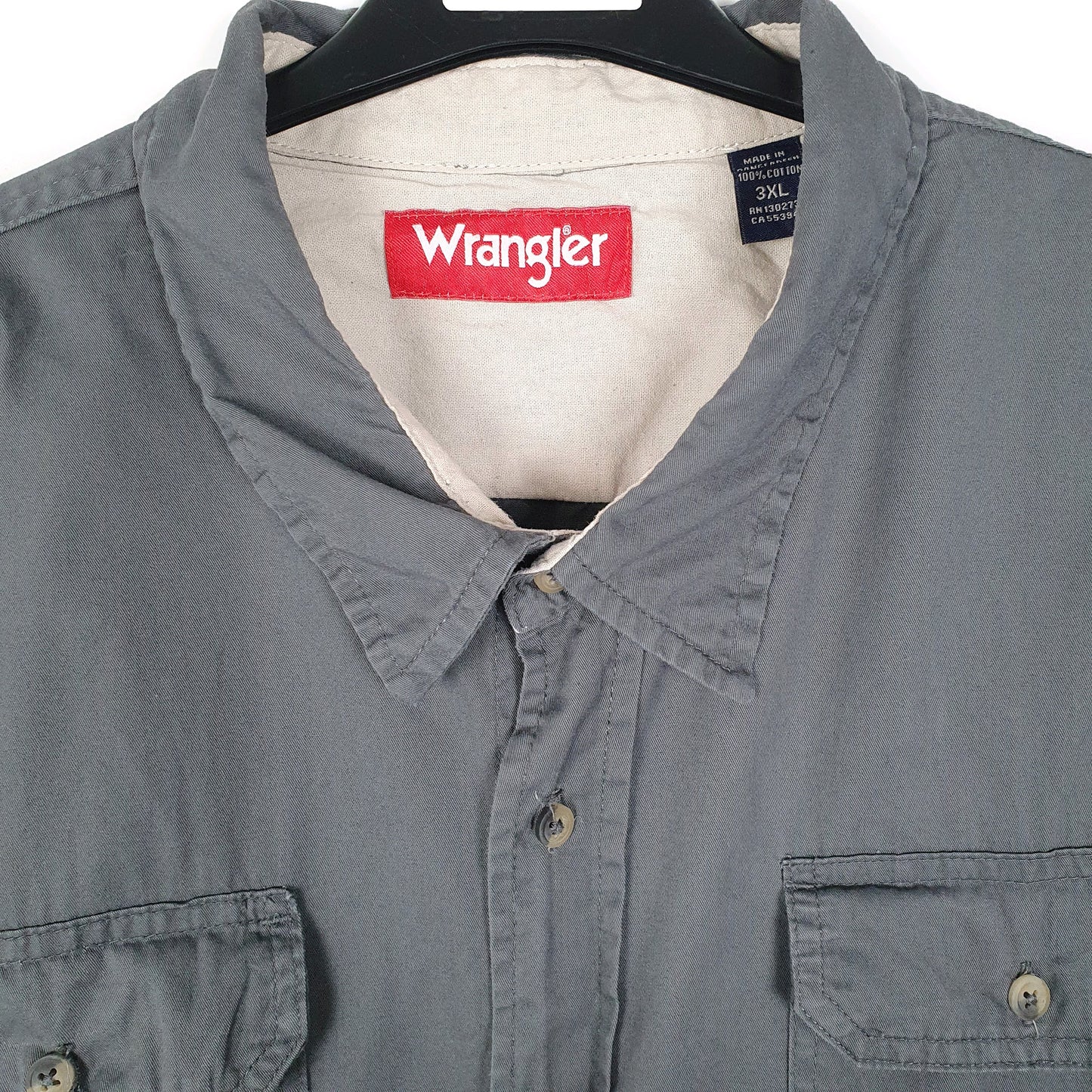 Mens Grey Wrangler   Shirt