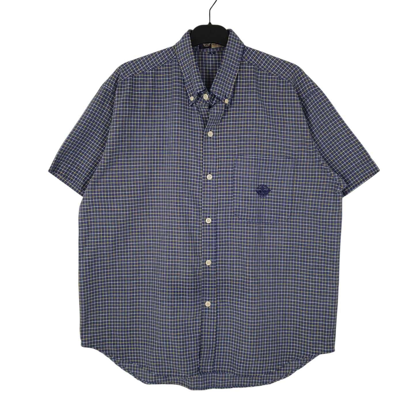 Mens Navy Dockers  Short Sleeve Shirt