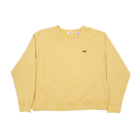 Womens Yellow Levis  Crewneck Jumper
