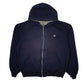Mens Navy Champion Hoodie Full Zip Jumper