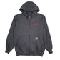 Mens Grey Carhartt Rain Defender Full Zip Jumper