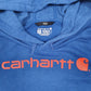 Mens Blue Carhartt  Hoodie Jumper