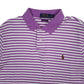 Mens Purple Polo Ralph Lauren Custom Fit  Polo Shirt