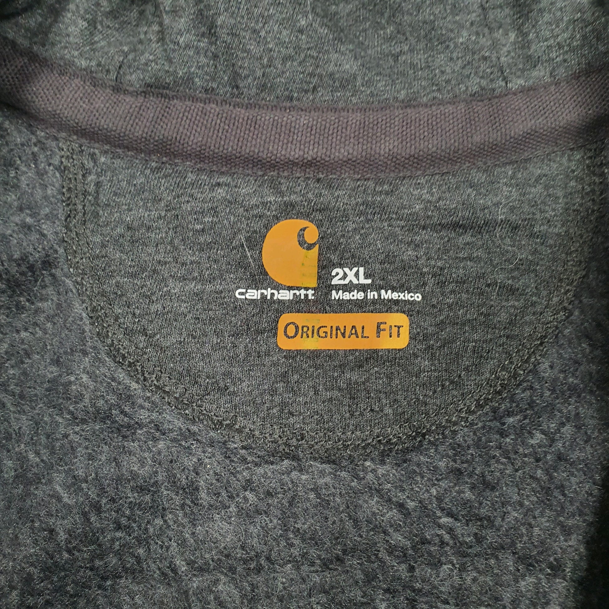 Mens Grey Carhartt  Full Zip Jumper