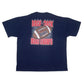 Mens Navy Russel Athletic Single Stich Made In USA  T Shirt