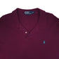Mens Burgundy Polo Ralph Lauren   Polo Shirt