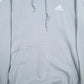 Mens Blue Adidas  Hoodie Jumper