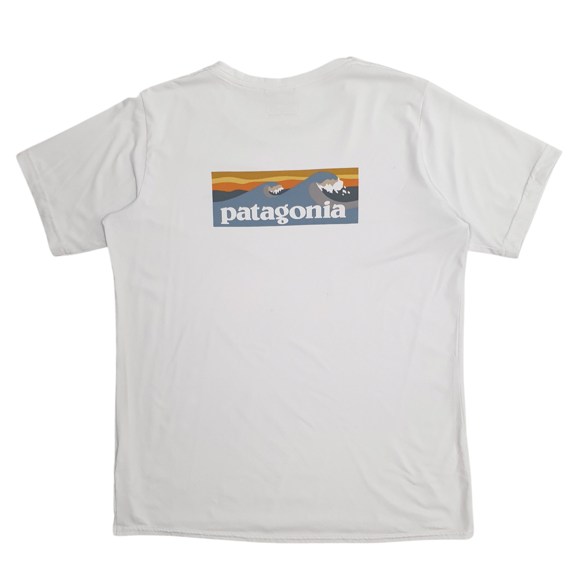 Mens White Patagonia Capilene Cool Daily  T Shirt