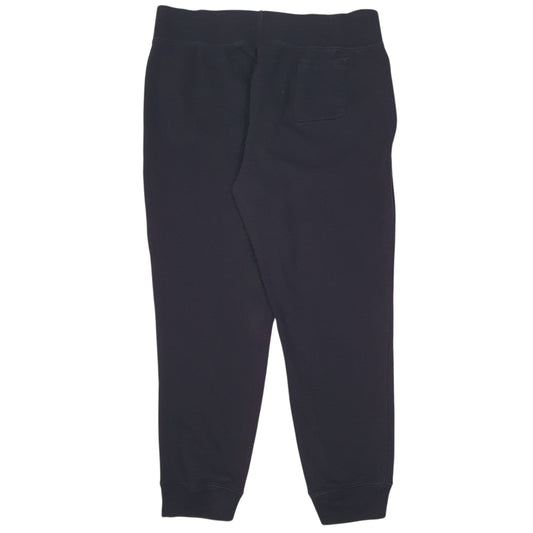 Mens Black Champion Reverse Weave  Trousers