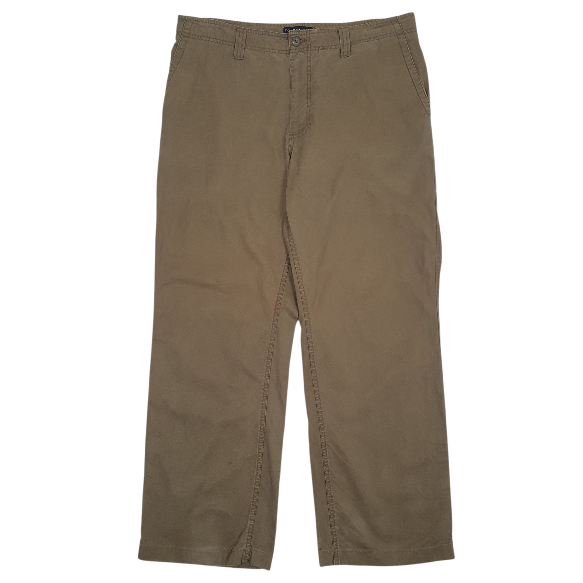 Mens Khaki Tommy Hilfiger  Chino Trousers