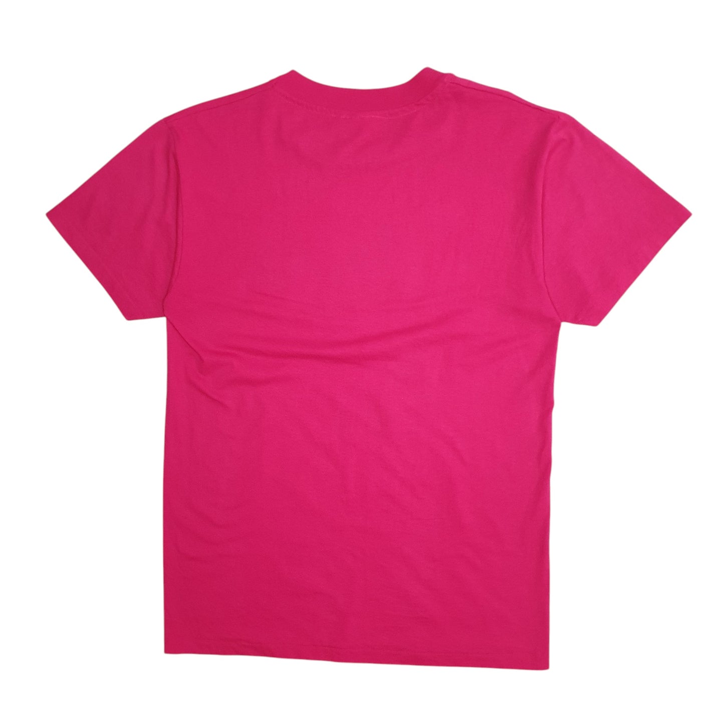 Mens Pink Hanes Single Stitch Vintage 90s  T Shirt