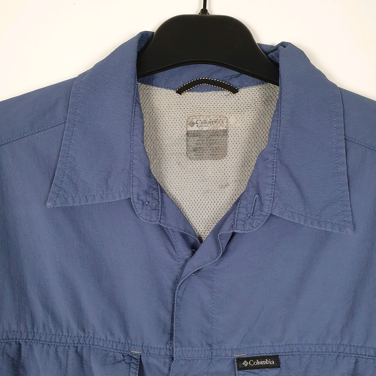 Mens Blue Columbia Sportswear Company Titanium  Shirt
