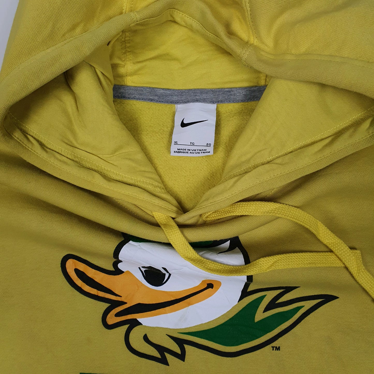 Mens Yellow Nike Basketball Hoodie Jumper