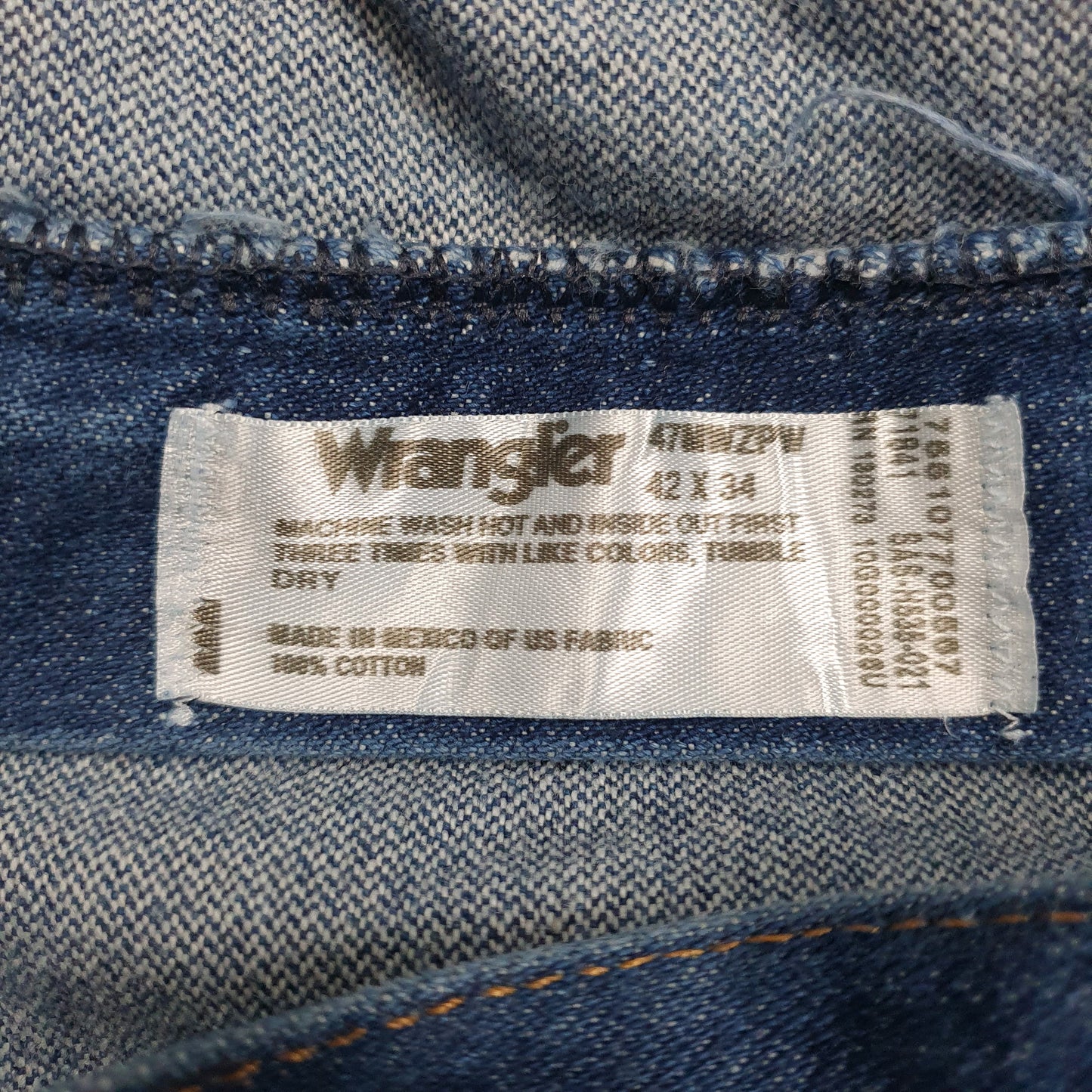Mens Blue Wrangler Cowboy  Jeans