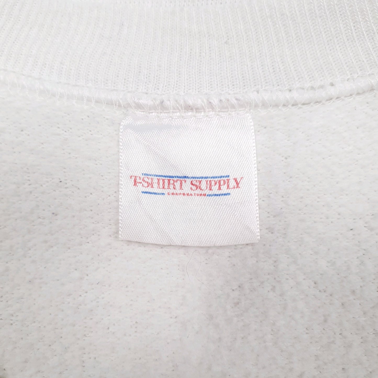 Mens White T Shirt Supply Vintage Aurora Spartans Crewneck Jumper