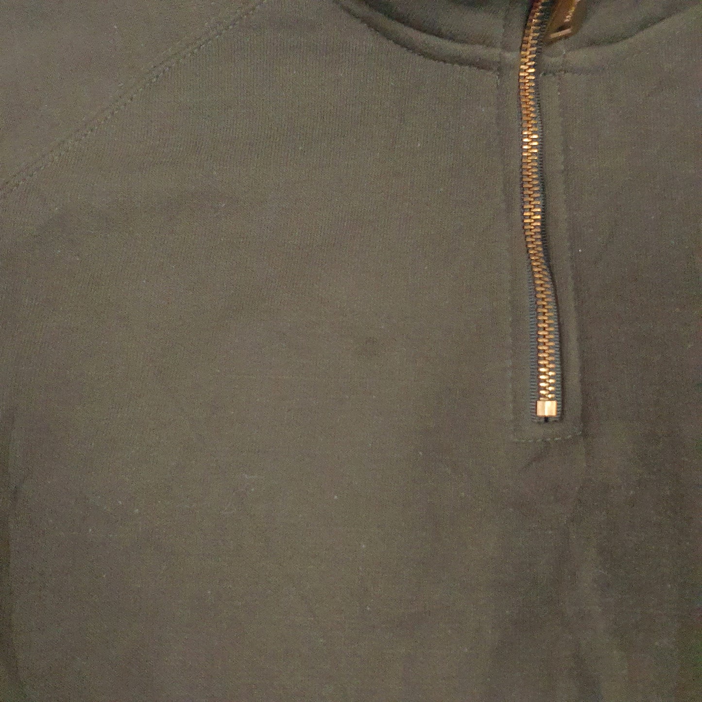 Mens Green Carhartt General Electric Quarter Zip Jumper