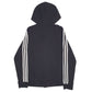 Mens Black Adidas  Full Zip Jumper