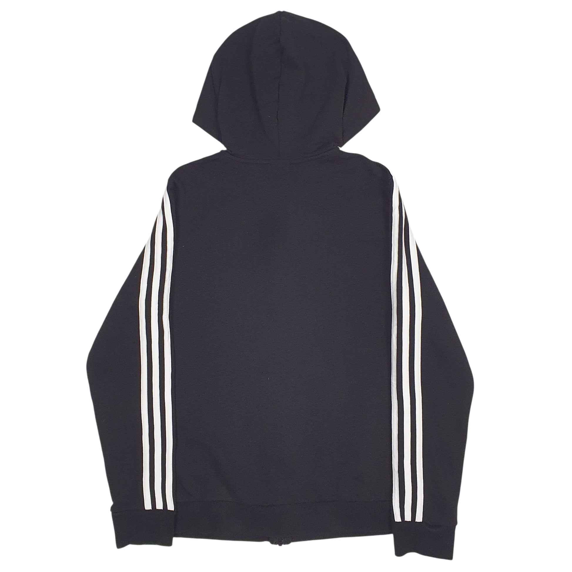 Mens Black Adidas  Full Zip Jumper