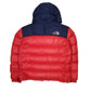 Mens Red The North Face Nuptse Hooded  Coat