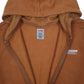 Mens Tan Dickies Hoodie Full Zip Jumper