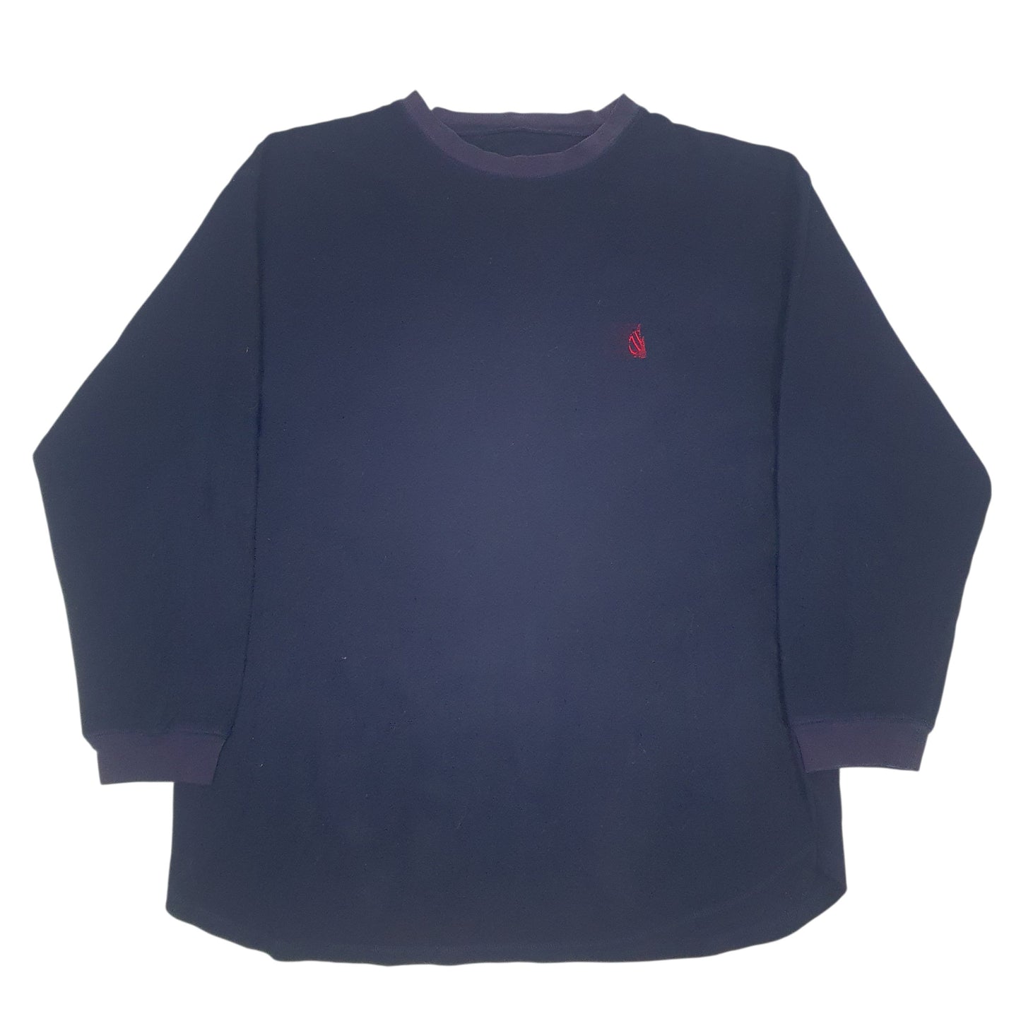 Mens Navy Nautica Lightweight Crewneck Jumper
