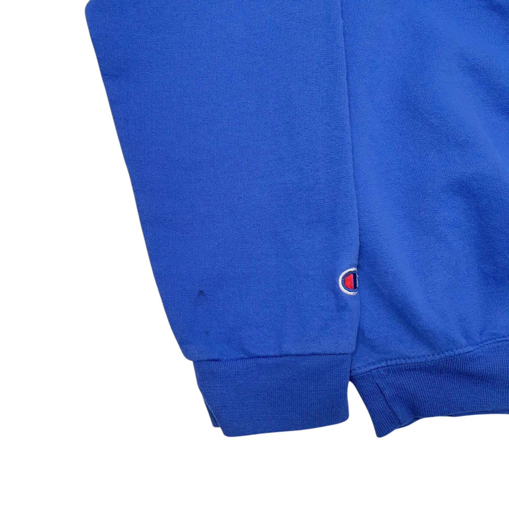 Womens Blue Champion CNU Captains Hoodie Jumper