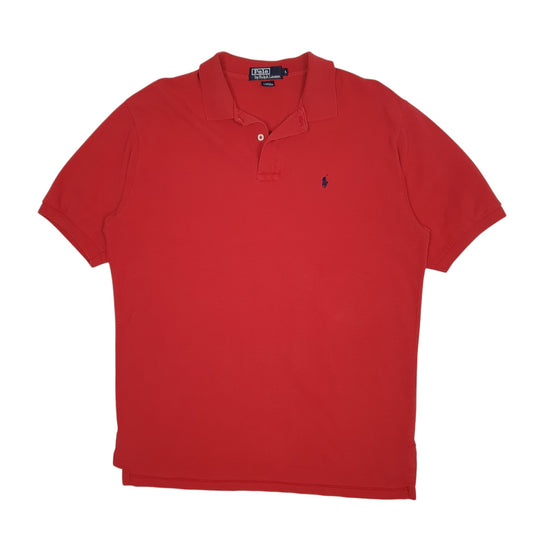 Mens Red Polo Ralph Lauren  Short Sleeve Polo Shirt