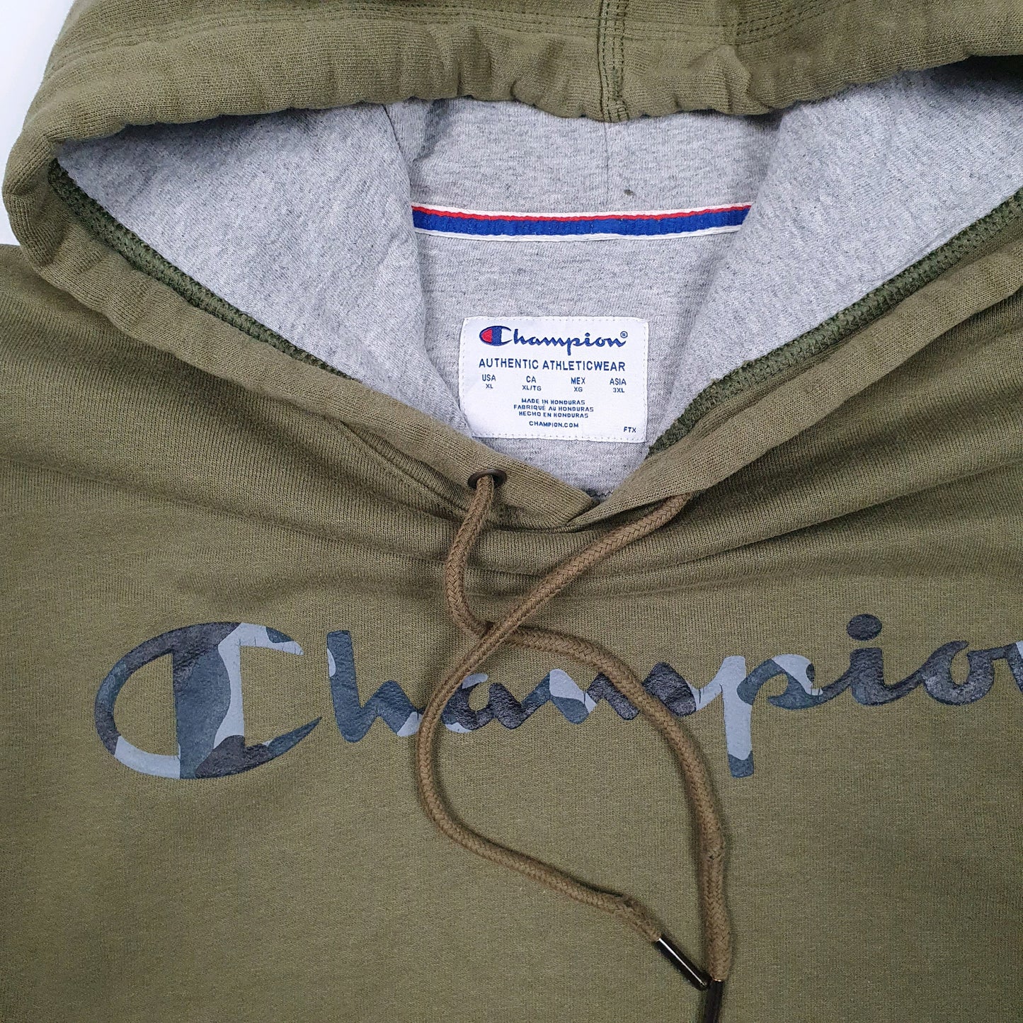 Mens Green Champion  Hoodie Jumper
