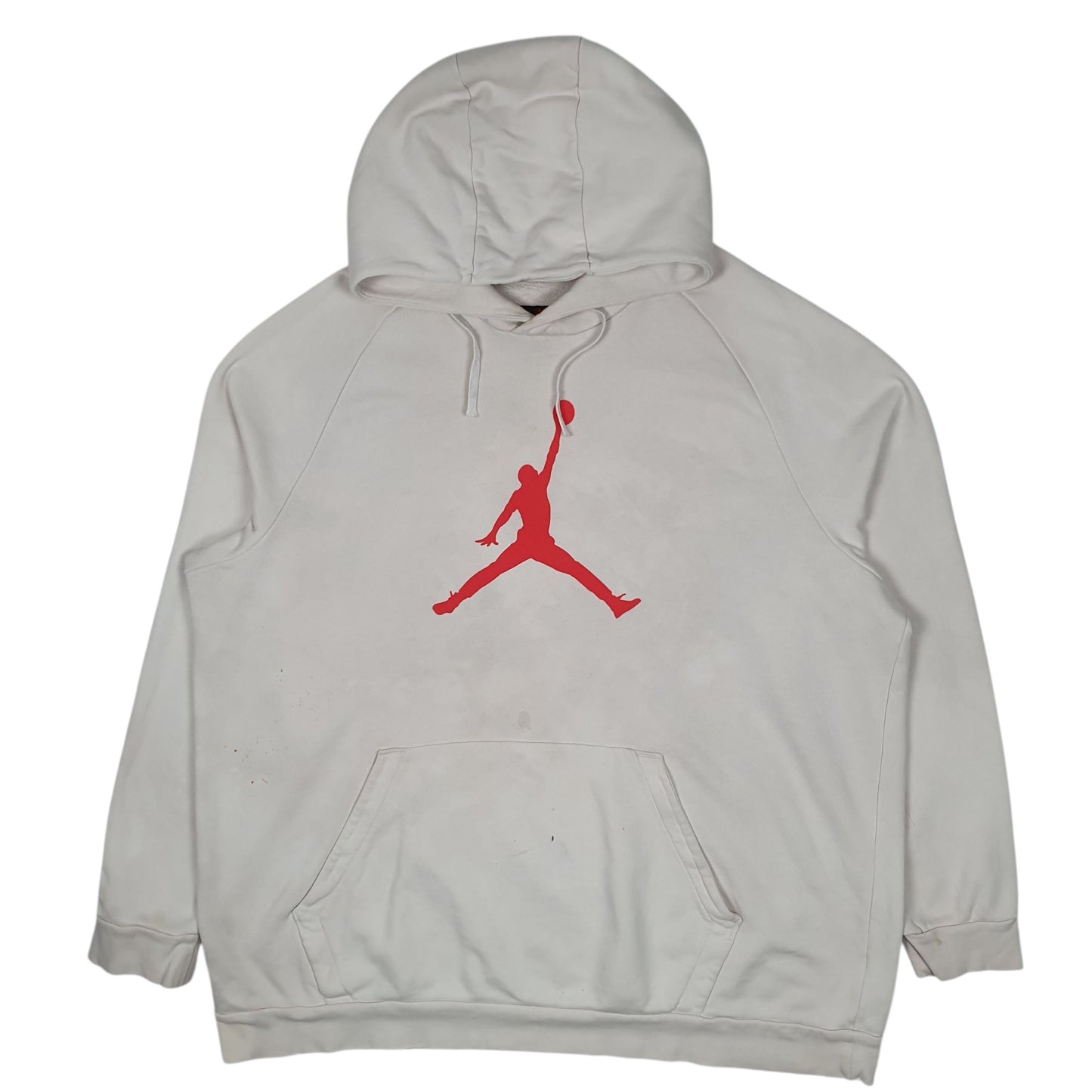 Mens White Nike Air Jordan Basketball Hoodie Jumper
